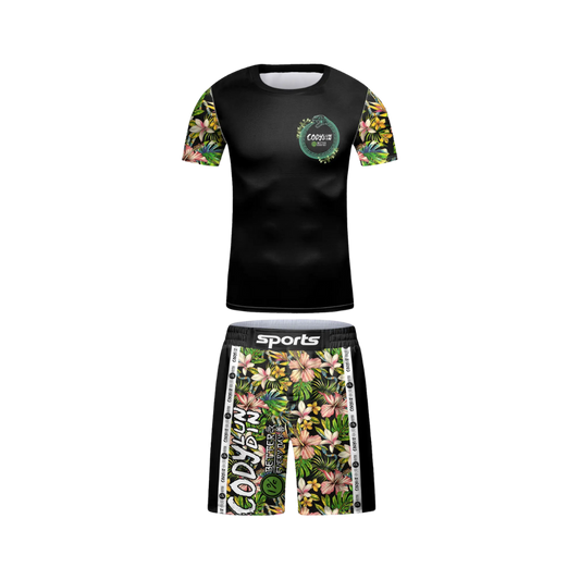 Rashguard + Short Flores - Kids