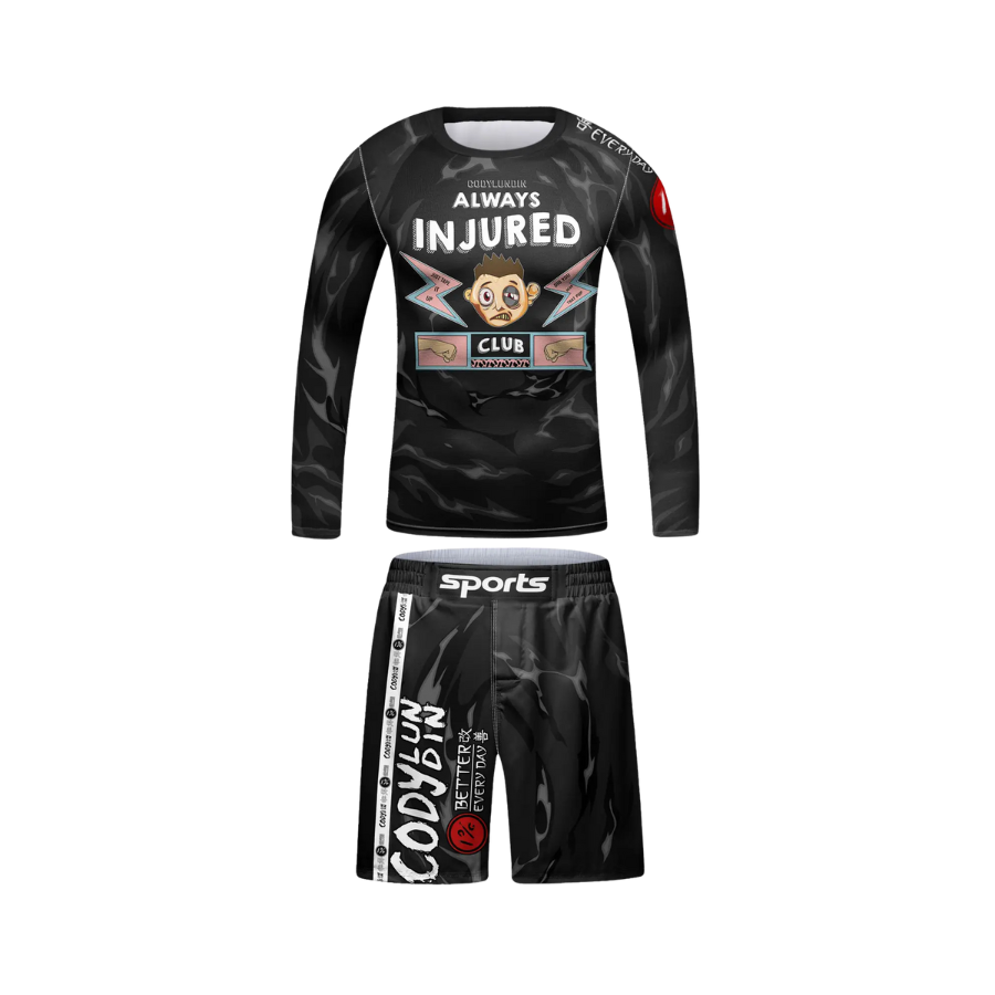 Rashguard Manga Larga + Short Injured - Kids