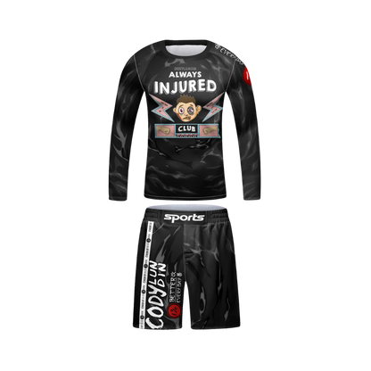Rashguard Manga Larga + Short Injured - Kids