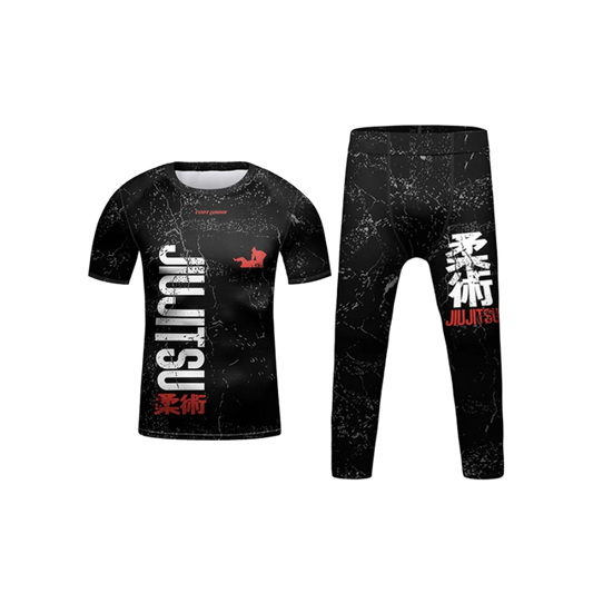 Rashguard + Pantalón Jiujitsu - Kids