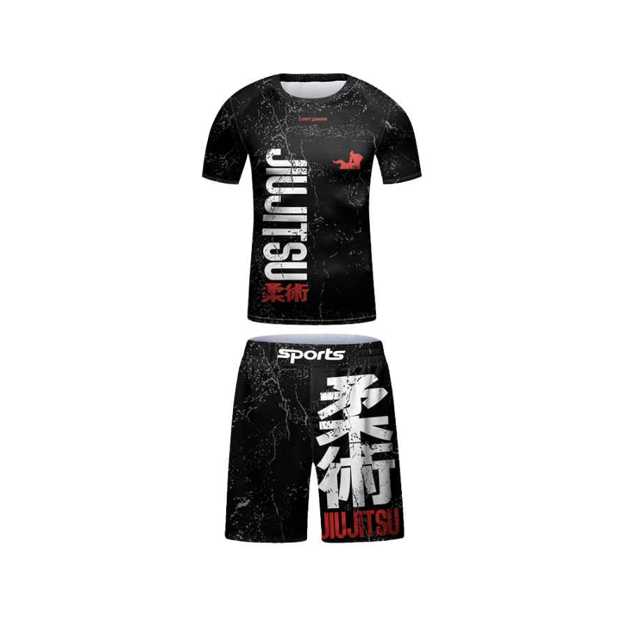 Rashguard + Short Jiujitsu -Kids