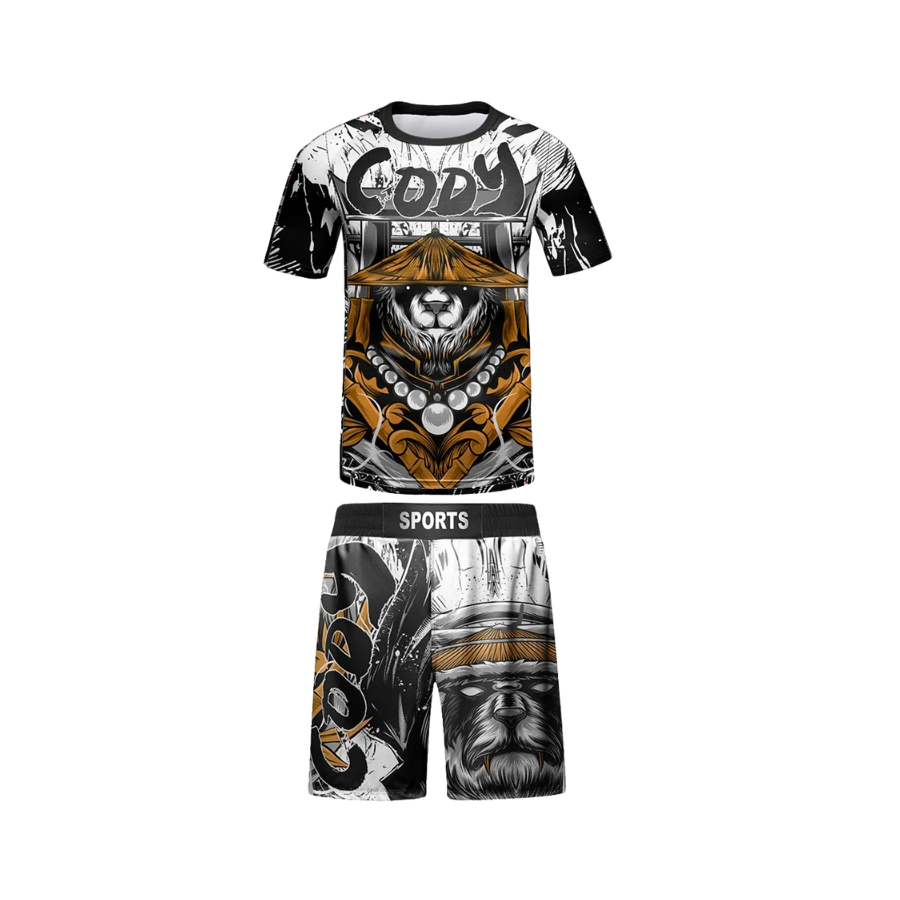 Rashguard + Short + Pantalón Kung Fu Panda - Kids