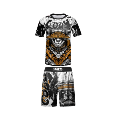 Rashguard + Short + Pantalón Kung Fu Panda - Kids