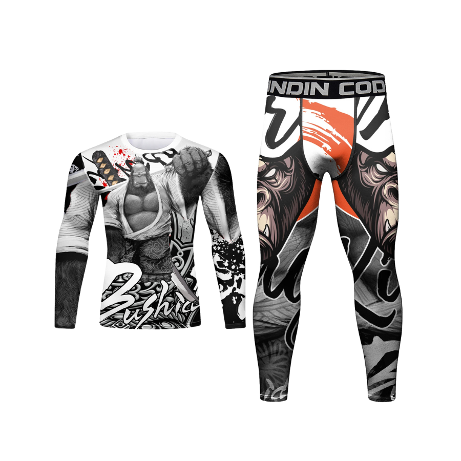 Conjunto Rash. Manga Larga + Pantalón Gorila