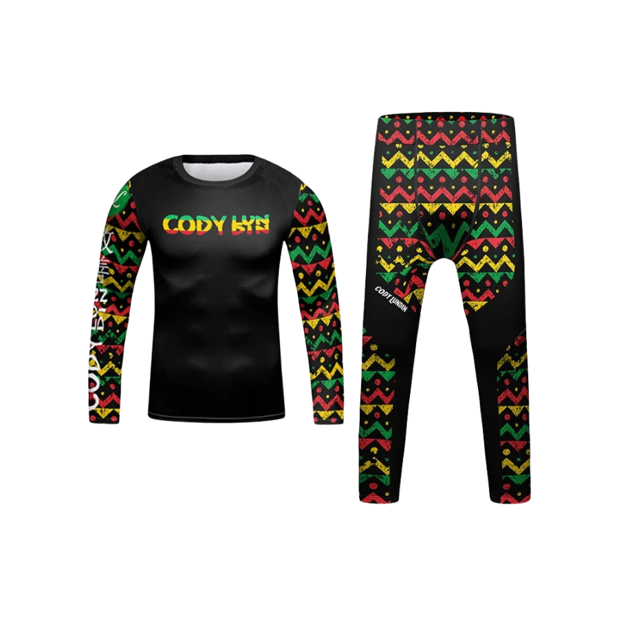 Rashguard Manga Larga + Pantalón Bob Marley - Kids