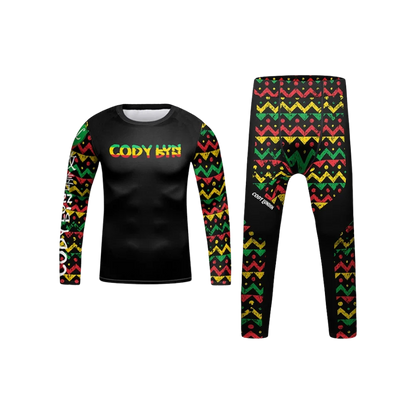 Rashguard Manga Larga + Pantalón Bob Marley - Kids