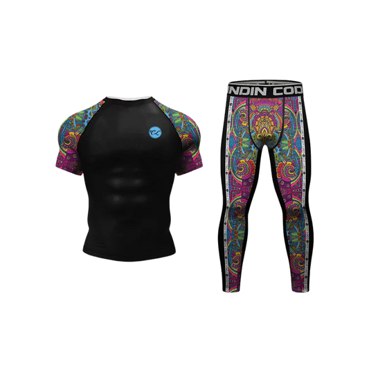Conjunto Rash. + Pantalón Multicolor