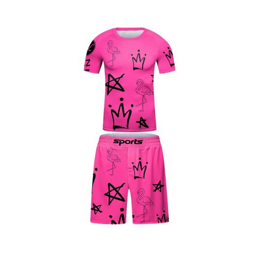 Rashguard + Short Pinki - Kids