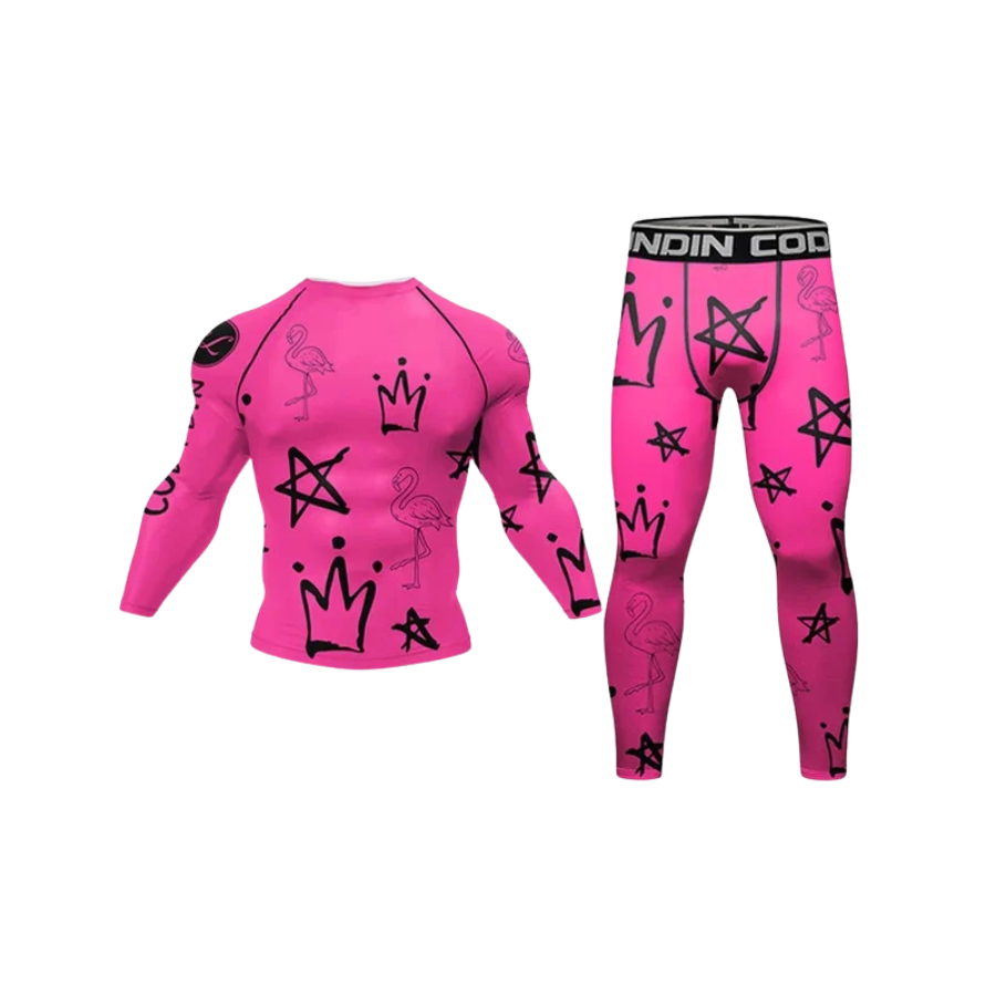 Conjunto Rash. Manga Larga + Pantalón Pinki