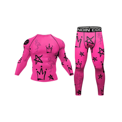 Conjunto Rash. Manga Larga + Pantalón Pinki