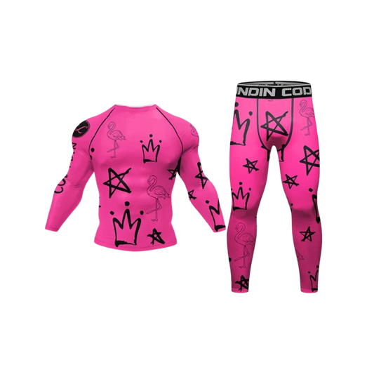 Conjunto Rash. Manga Larga + Pantalón Pinki