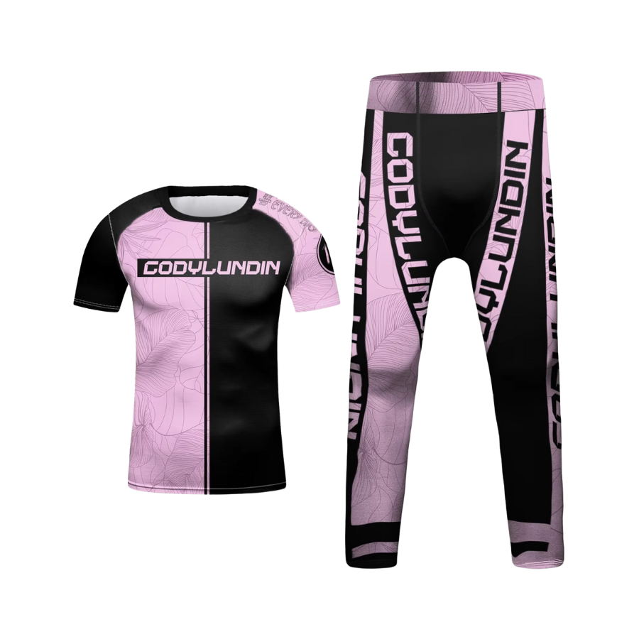 Rashguard  + Pantalón Rosa Letal - Kids