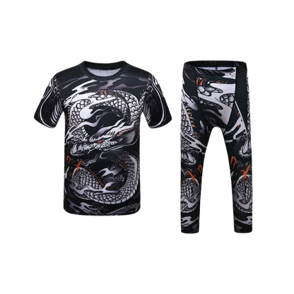 Rashguard + Pantalón Black - Kids