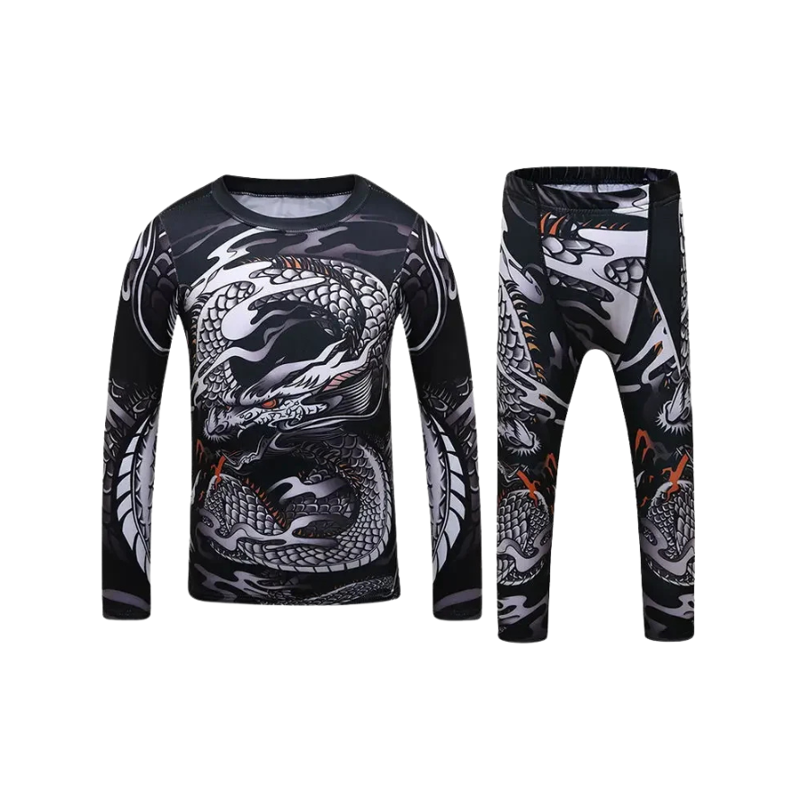 Rashguard Manga Larga + Pantalón Snake - Kids