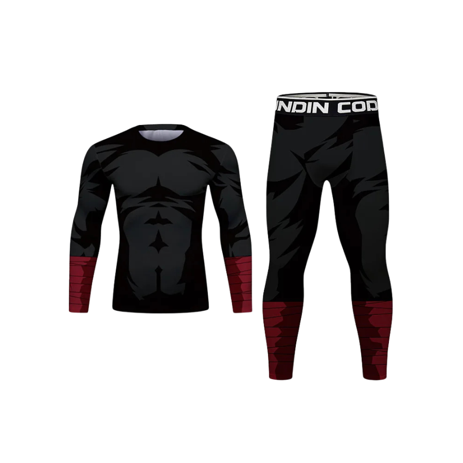 Rashguard Manga Larga + Pantalón Ultra Black