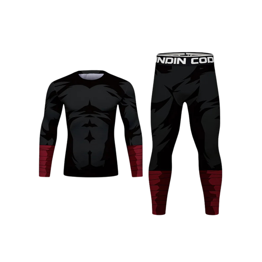 Rashguard Manga Larga + Pantalón Ultra Black