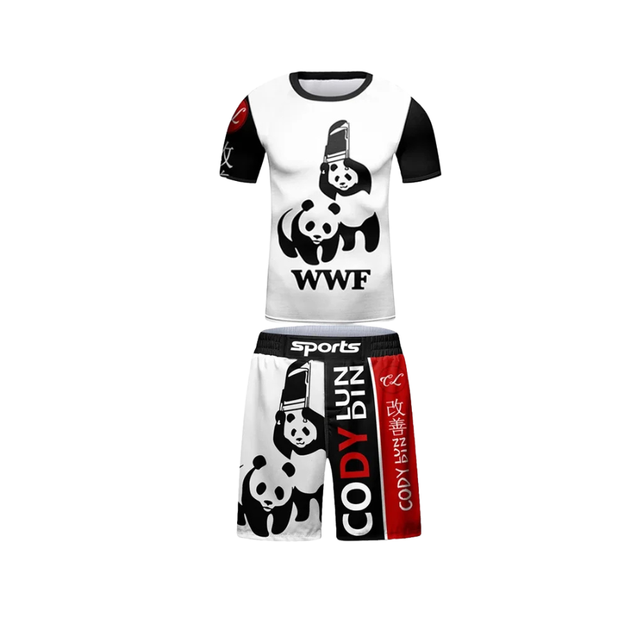 Rashguard  + Short WWF - Kids