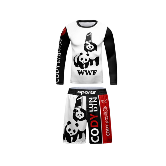 Rashguard Manga Larga + short WWF - Kids