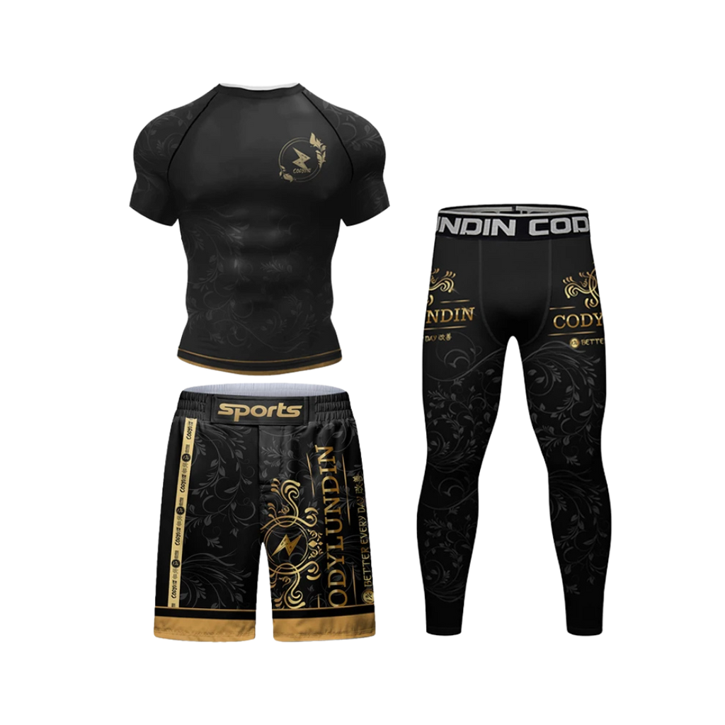 Conjunto Rash. + Pantalón + Short Golden