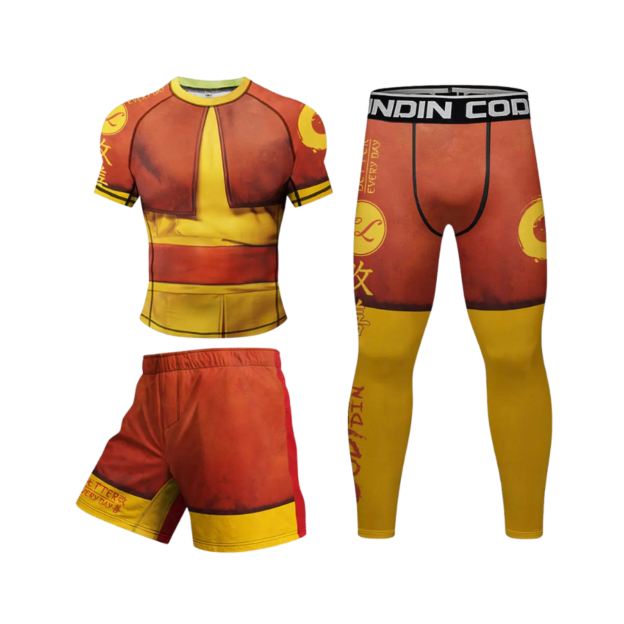 Rashguard + Pantalón + Short Equipado