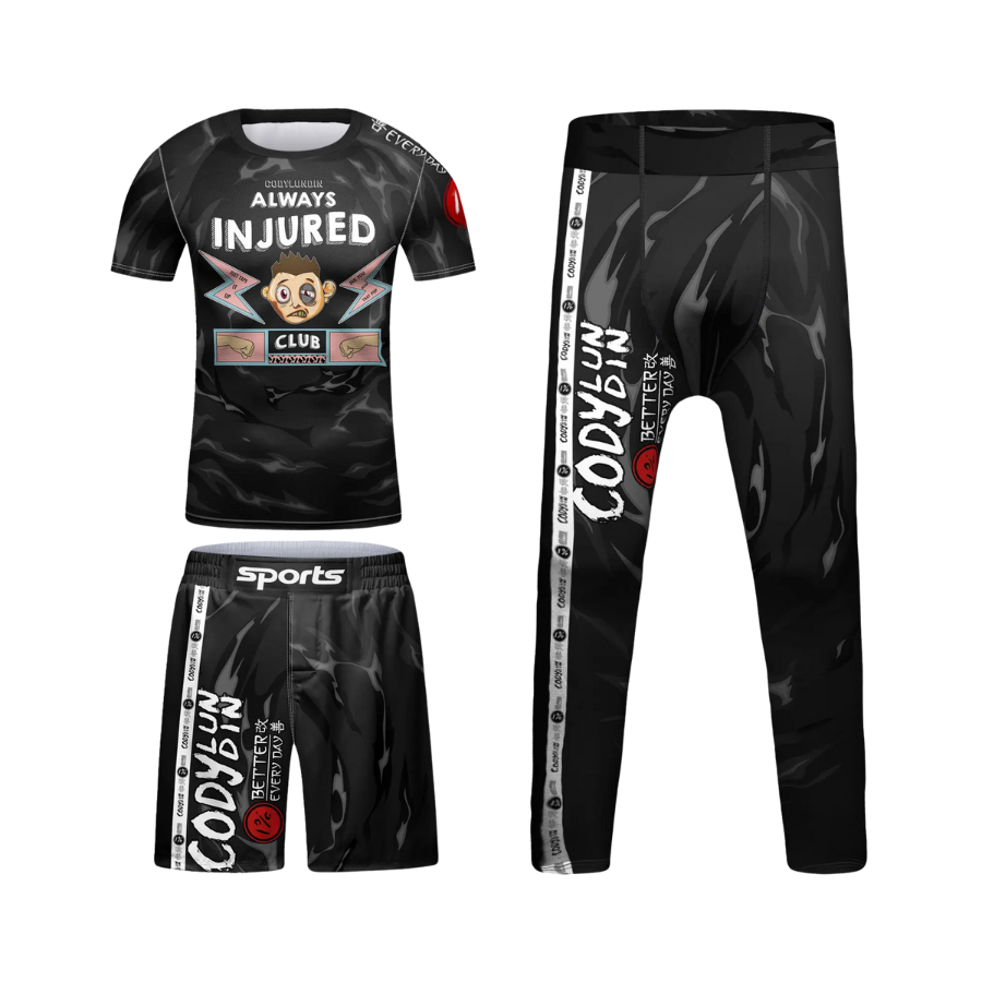 Rashguard + Short + Pantalón Injured - Kids