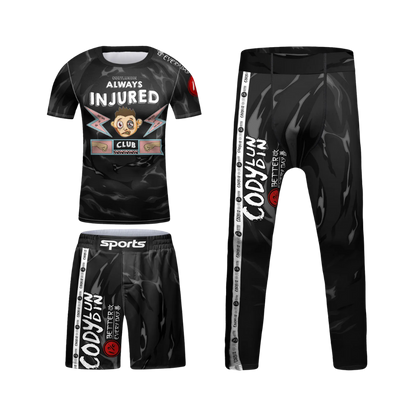 Rashguard + Short + Pantalón Injured - Kids