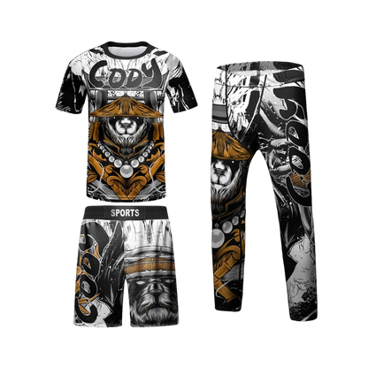 Rashguard + Short + Pantalón Kung Fu Panda - Kids
