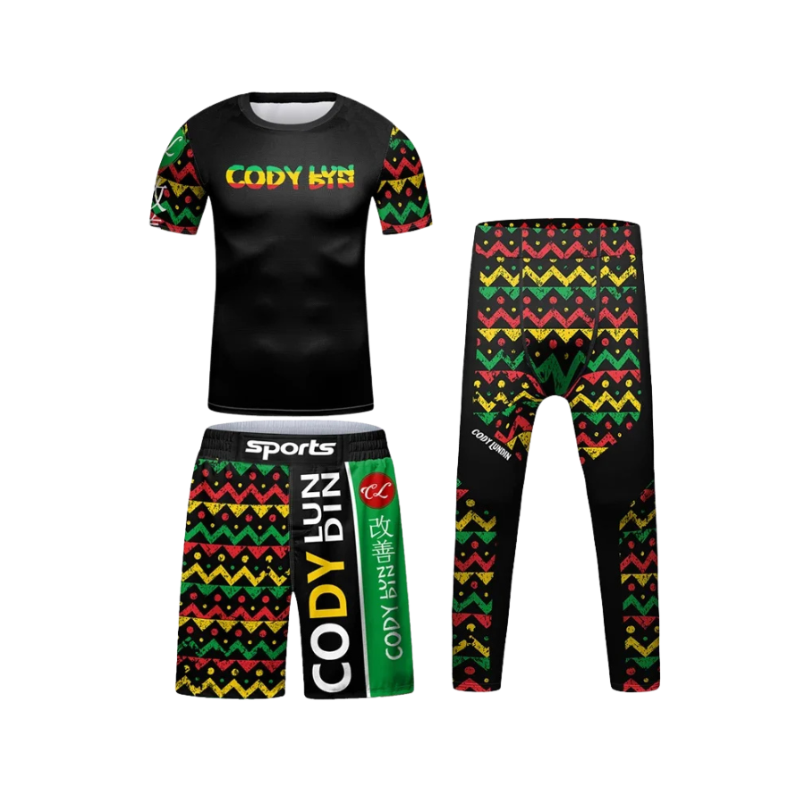Rashguard + Short + Pantalón Bob Marley - Kids