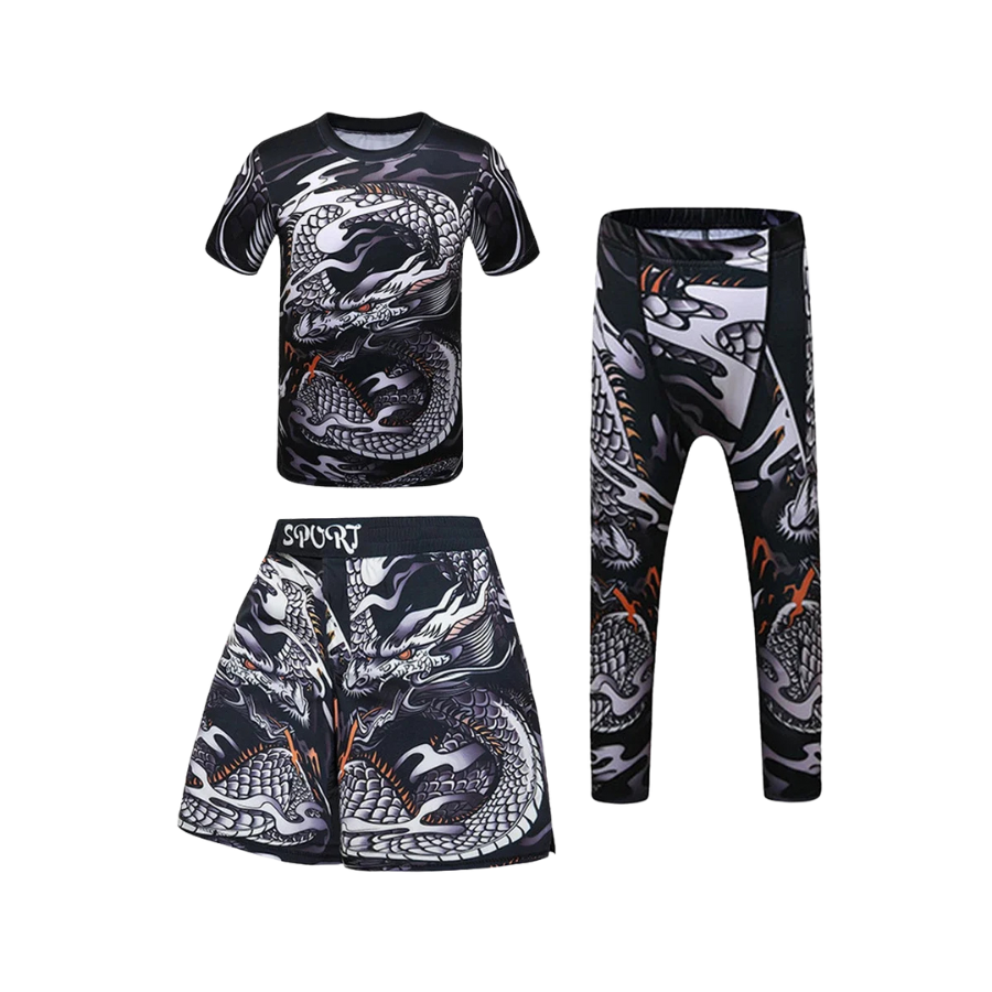 Rashguard + Short + Pantalón Snake - Kids
