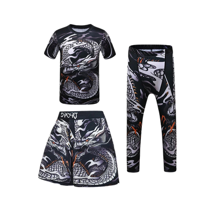 Rashguard + Short + Pantalón Snake - Kids