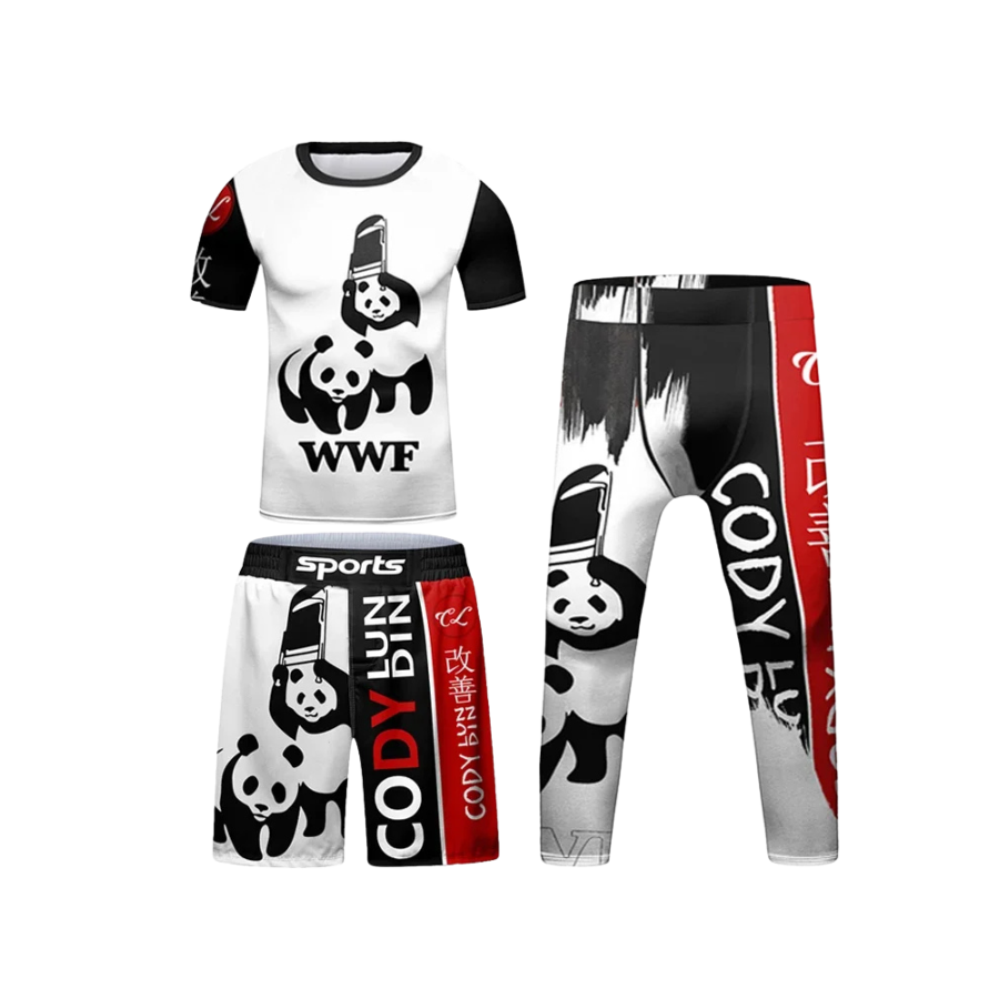 Rashguard + Short + Pantalón WWF - Kids