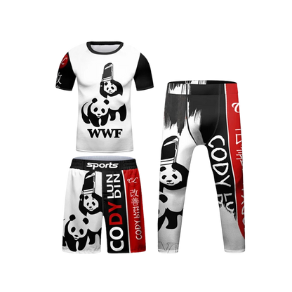 Rashguard + Short + Pantalón WWF - Kids