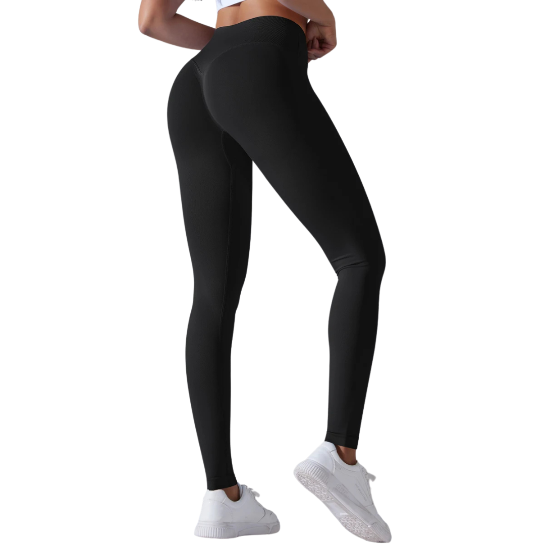 Hamidou Black Sports Leggings
