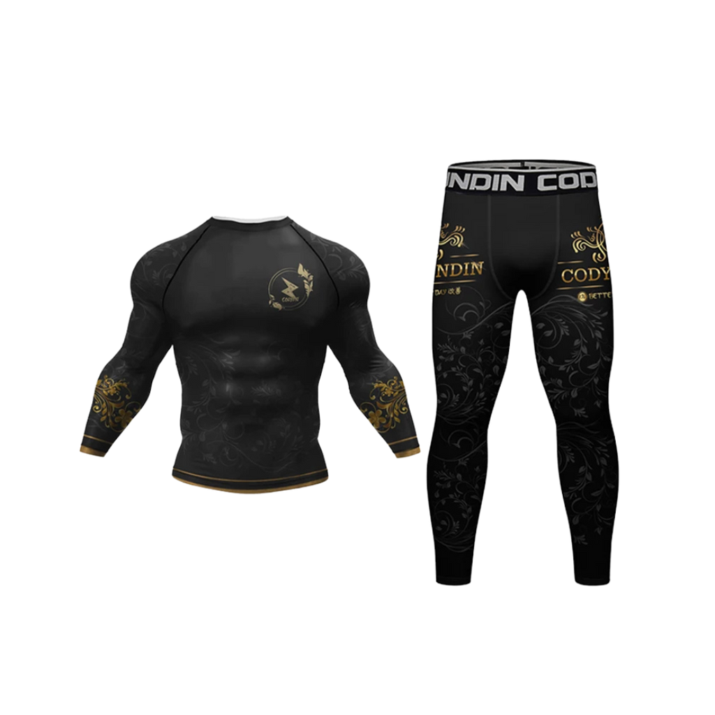 Conjunto Rash. Manga Larga + Pantalón Golden