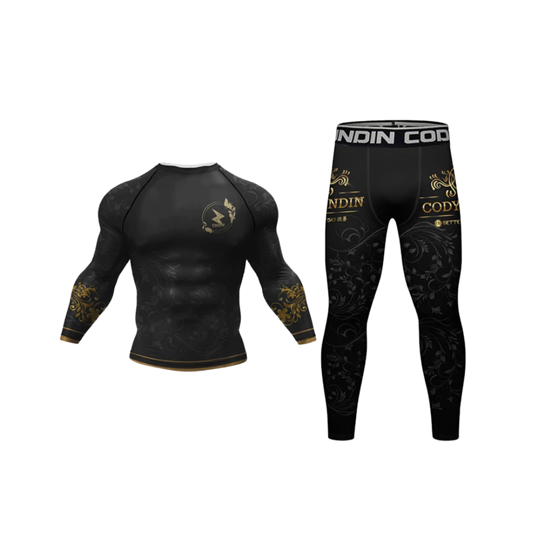 Conjunto Rash. Manga Larga + Pantalón Golden