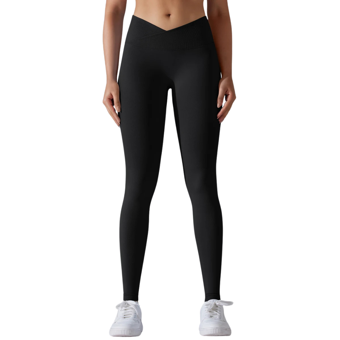 Hamidou Black Sports Leggings