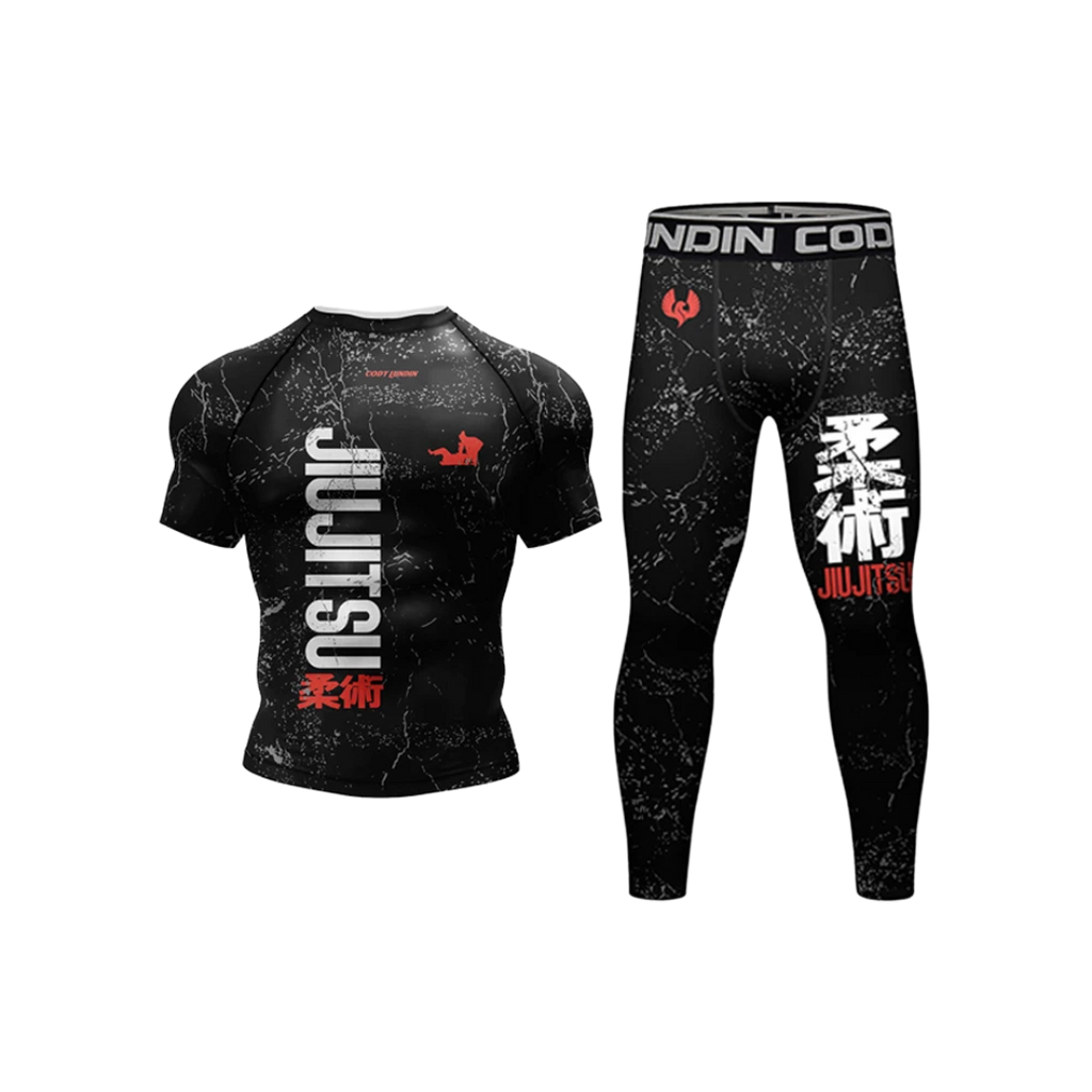 Conjunto Rash. + Pantalón Jiujitsu