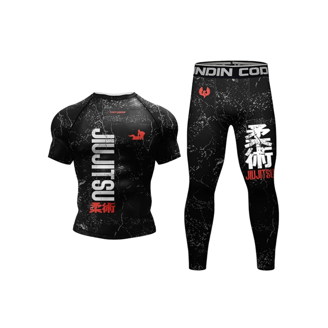 Conjunto Rash. + Pantalón Jiujitsu