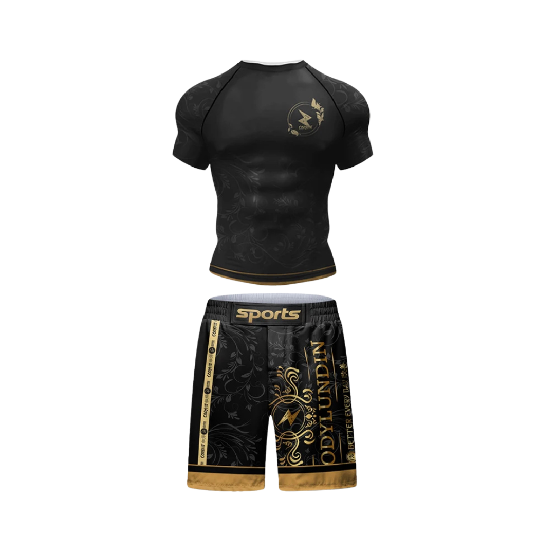 Conjunto Rash. + Short Golden