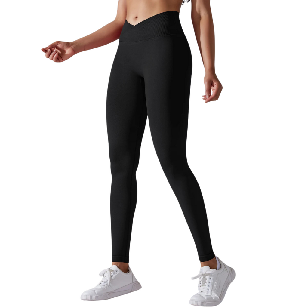 Hamidou Black Sports Leggings