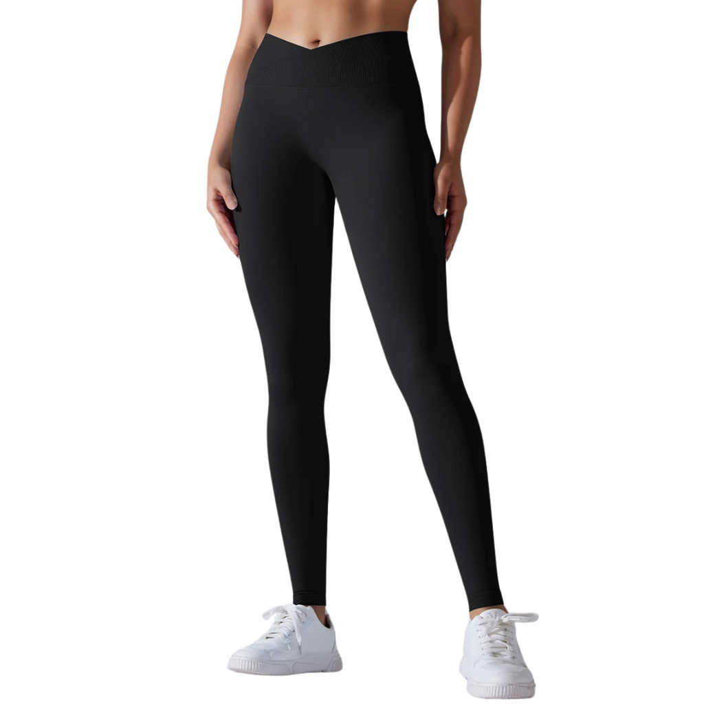 Hamidou Black Sports Leggings