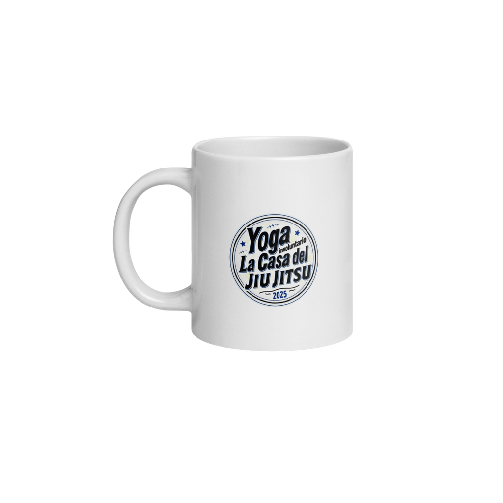 Taza Blanca Yoga Involuntario