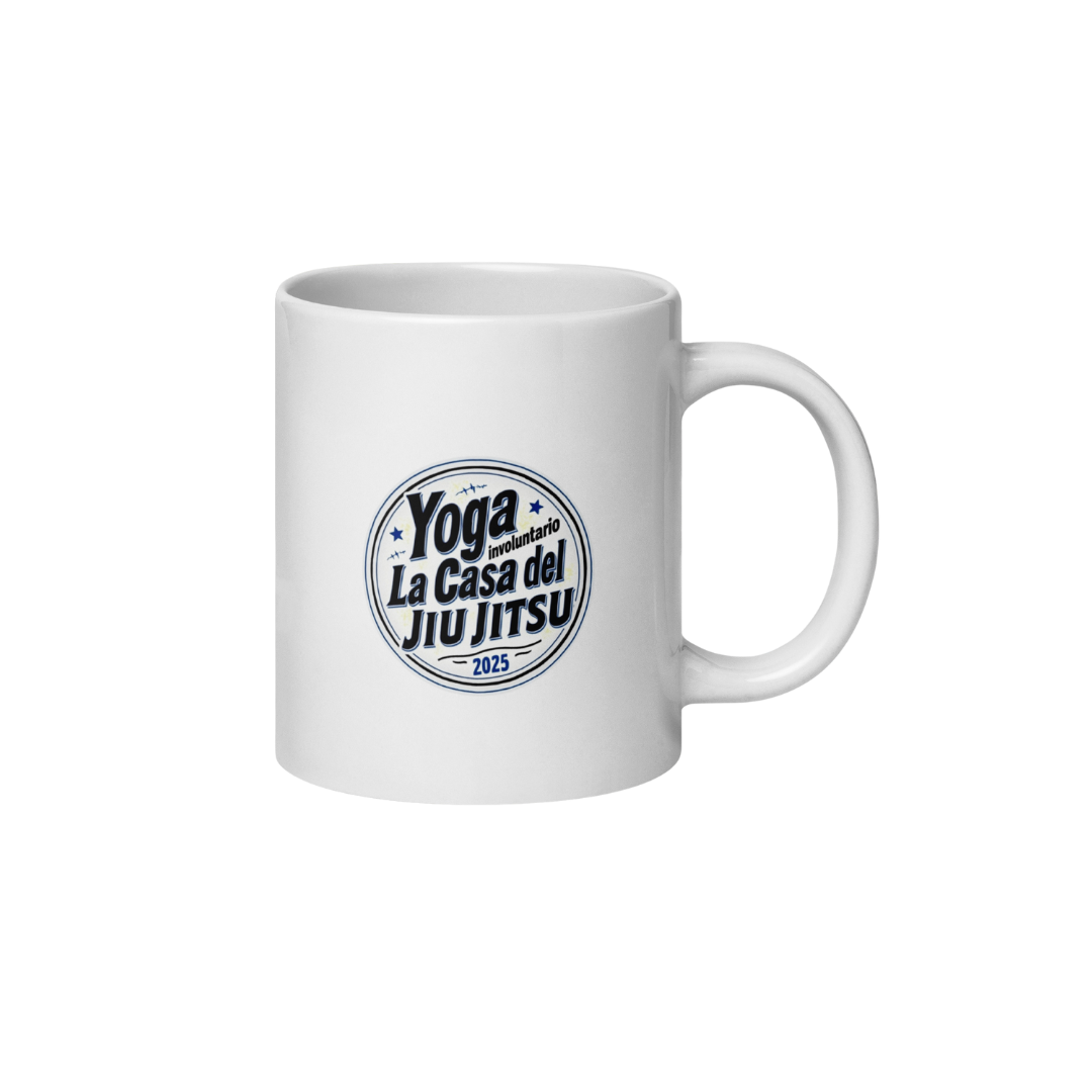 Taza Blanca Yoga Involuntario