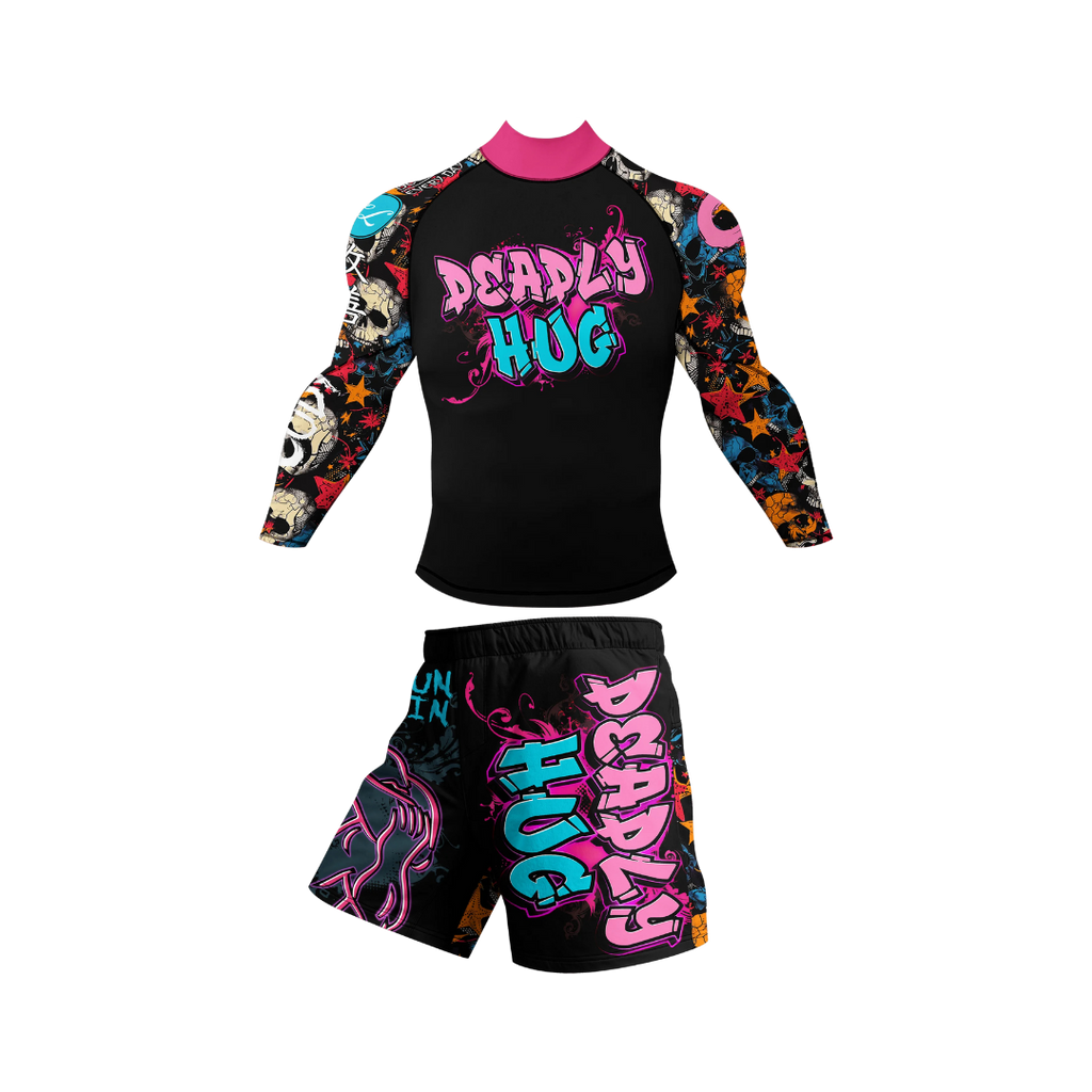 Conjunto Rash. Manga Larga + Short Deadly Hug