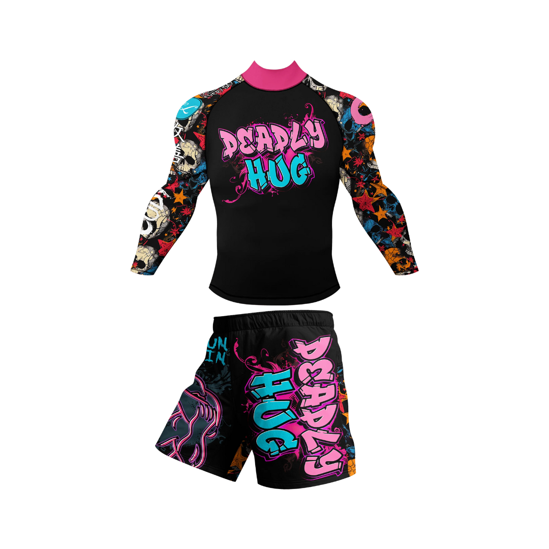 Conjunto Rash. Manga Larga + Short Deadly Hug