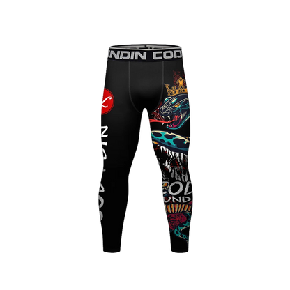 Conjunto Rash. + Pantalón + Short Jiujitsu Dragón Cody Lundin