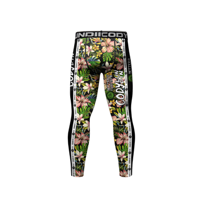 Conjunto Rash. + Pantalón + Short Jiujitsu Flores