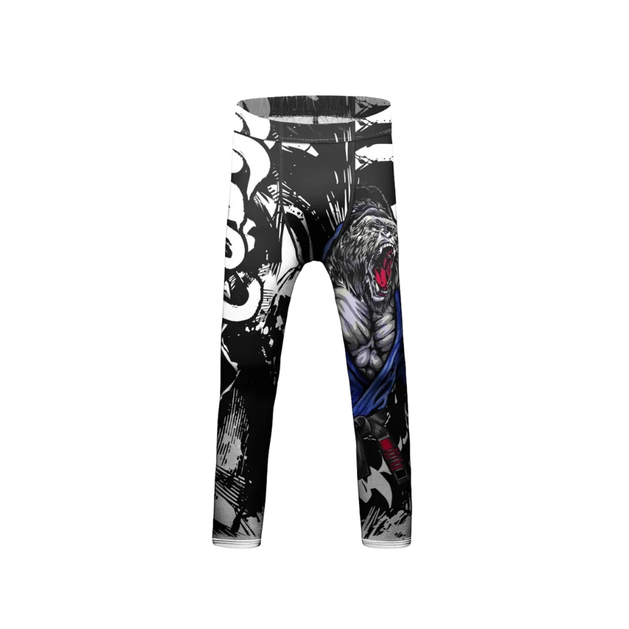 Rashguard Manga Larga + Short + Pantalón Gorila - Kids