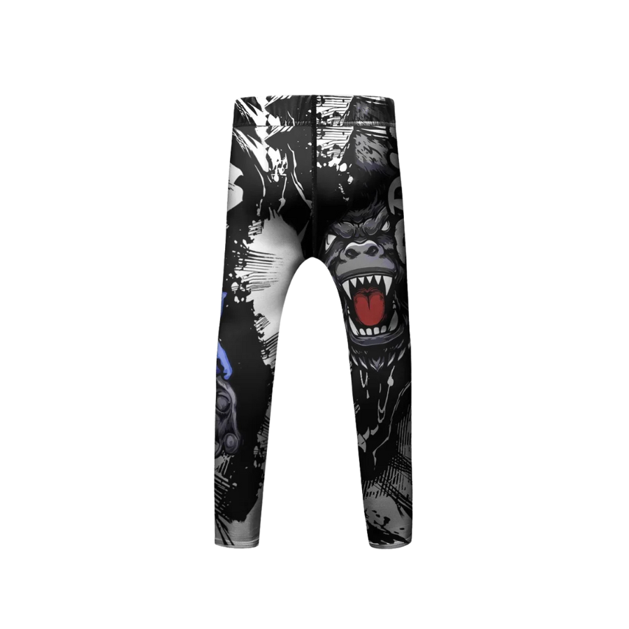 Rashguard Manga Larga + Short + Pantalón Gorila - Kids