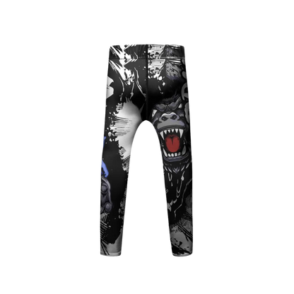 Rashguard Manga Larga + Short + Pantalón Gorila - Kids